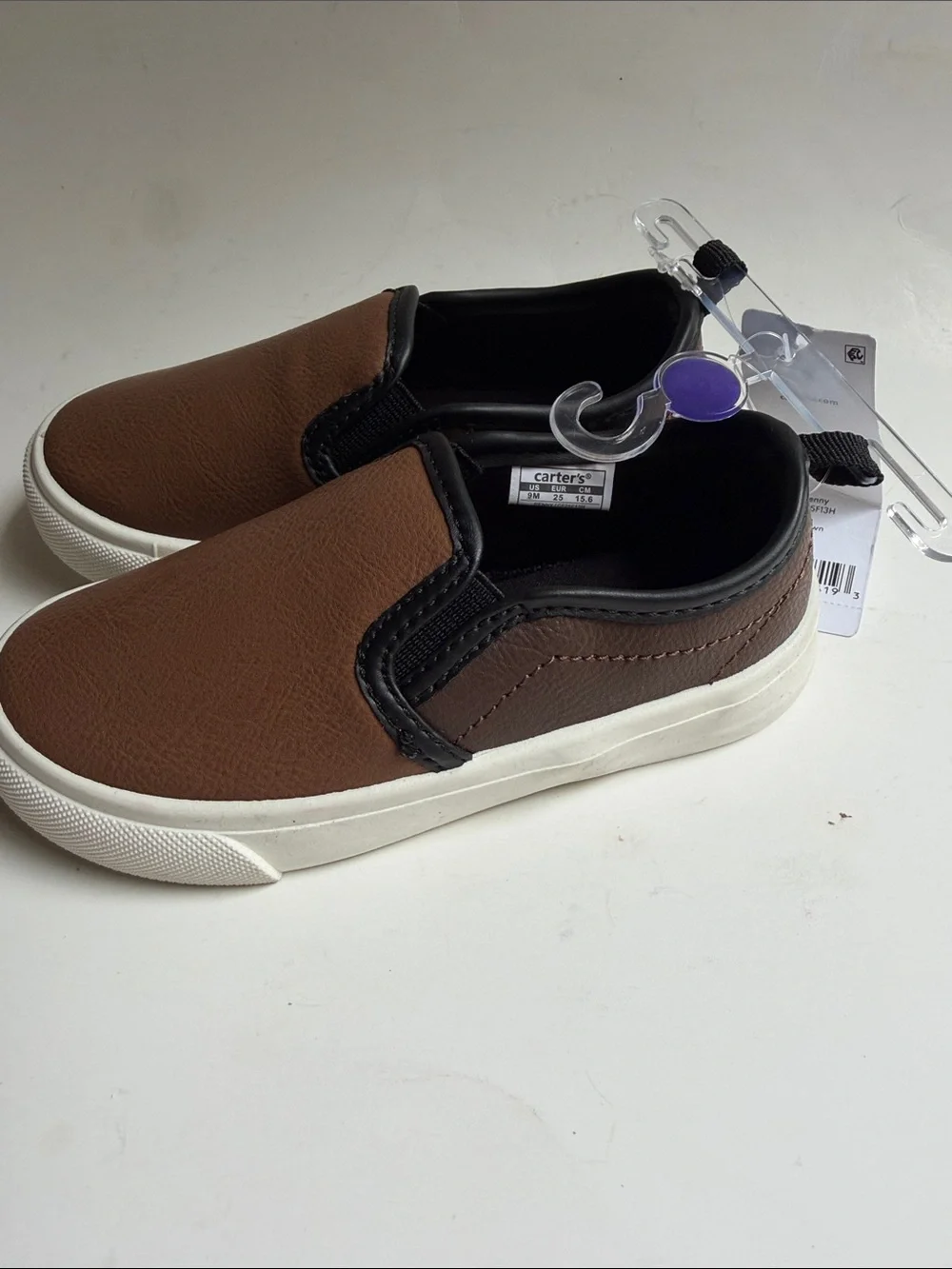 Carter's toddler boys Penny loafer in brown size 9 NWT